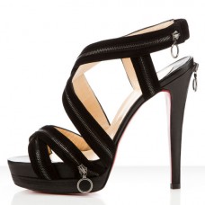 Sandale Christian Louboutin Trailer 140mm negre Sandale Christian Louboutin Trailer 140mm negre