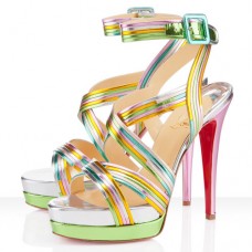 Sandale Christian Louboutin Meteorita 140mm multicolore Sandale Christian Louboutin Meteorita 140mm multicolore