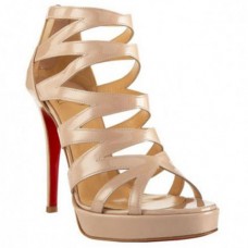 Sandale Christian Louboutin Fernando 120mm, culoare nud Sandale Christian Louboutin Fernando 120mm, culoare nud