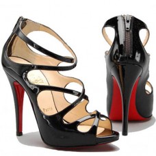 Sandale Christian Louboutin Croisilleta 120mm negre