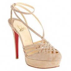 Sandale Christian Louboutin Tres Française 140mm bej Sandale Christian Louboutin Tres Française 140mm bej