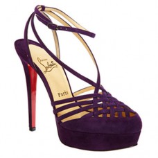 Sandale Christian Louboutin Tres Française 140mm violet