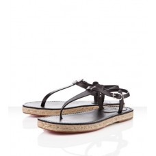 Sandale Christian Louboutin Hovercraft negre