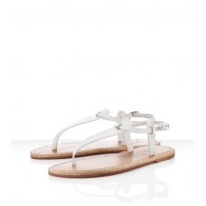 Sandale Christian Louboutin Flanana albe